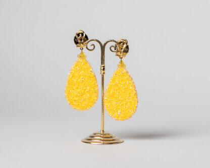 Pendientes Daimiel de cristal de Swarovski amarillo
