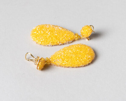 Pendientes Daimiel de cristal de Swarovski amarillo