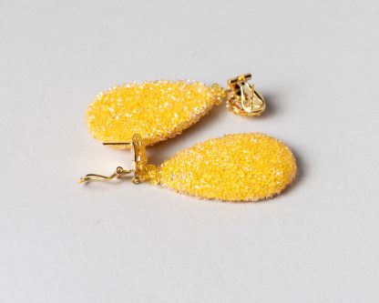 Pendientes Daimiel de cristal de Swarovski amarillo