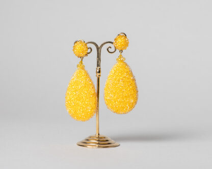 Pendientes Daimiel de cristal de Swarovski amarillo