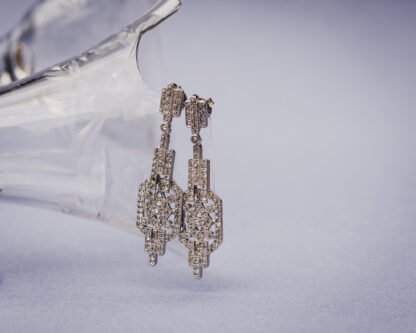 Pendientes Hoff. Art Deco