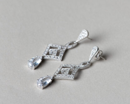 Pendientes Odeta. Art Deco