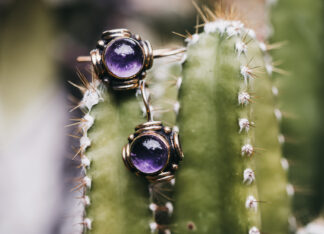 Pendientes Aristo Amatista