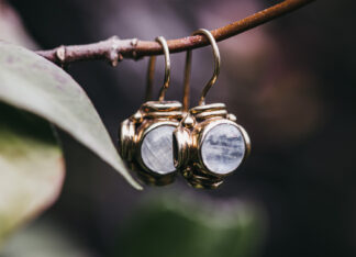 Pendientes Aristo Piedra Luna