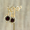 Pendientes Peggy Granate