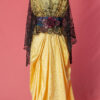 Mantilla de seda antigua negra