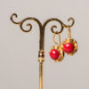 Pendientes Aristo Coral Rojo