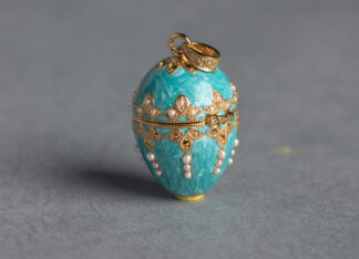 Colgante Faberge Turquesa