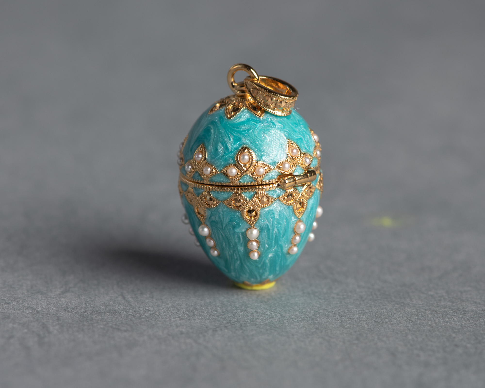 Colgante Faberge Turquesa