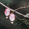 Pendientes Myrtle Coral