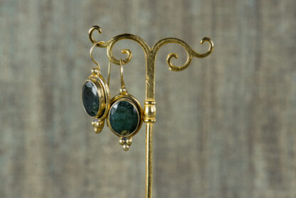 Pendientes Lucius Esmeralda