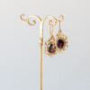 Pendientes Aaron Granate
