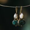Pendientes Brahms Esmeralda