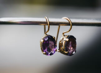 Pendientes Juliet Amatista