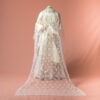 Velo de novia Sabina reproduccion del Siglo XIX