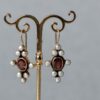 Pendientes Jennie Granate