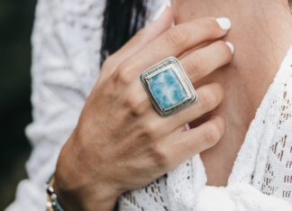 Anillo Larimar