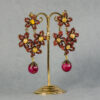 Pendientes  Polus Granate