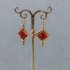 Pendientes Arisba Cornalina