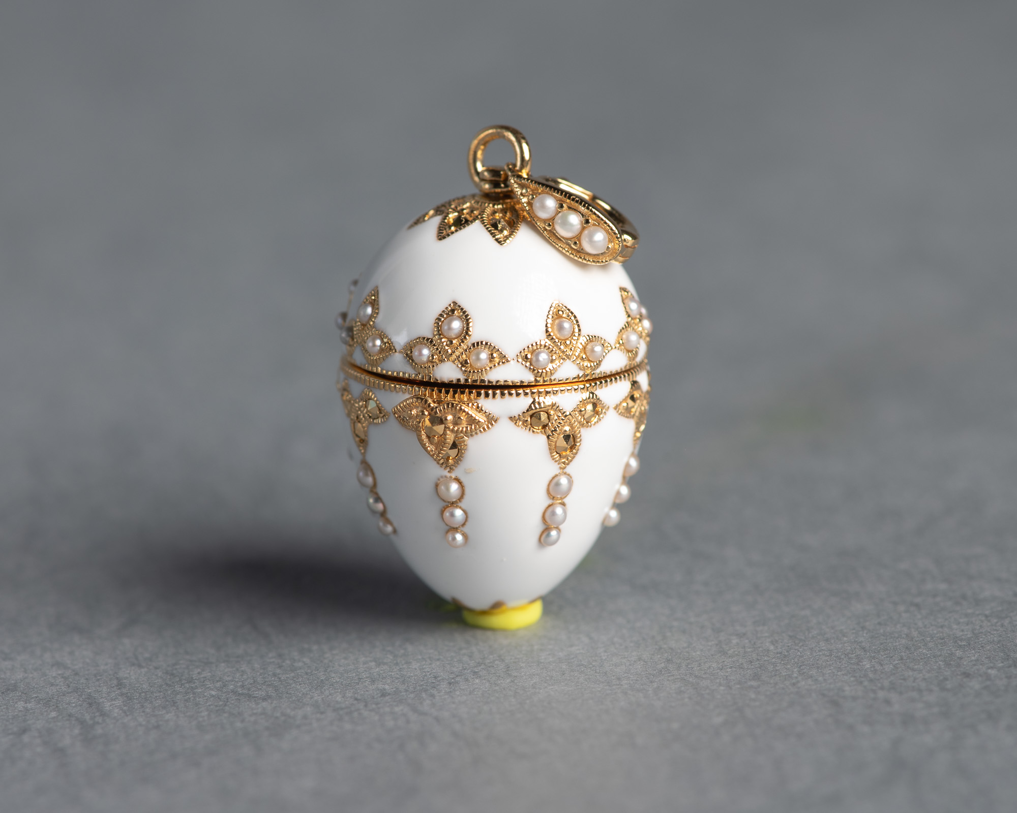 Colgante Faberge Blanco