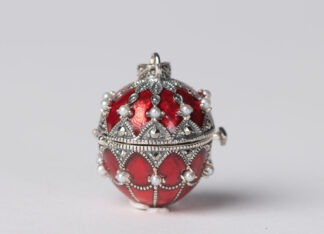 Colgante Fabergé Rojo