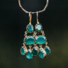 Pendientes Avim Verde