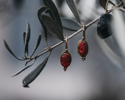 Pendientes Fabia Coral
