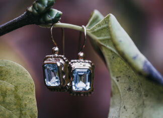 Lucrezia Panciatichi Pendientes Topacio