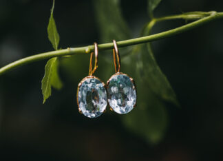 Pendientes Juliet Topacio