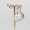 Pendientes de plata dorada con perla barroca (baroque pearl)