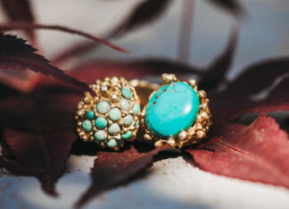 Anillo Palma Turquesa