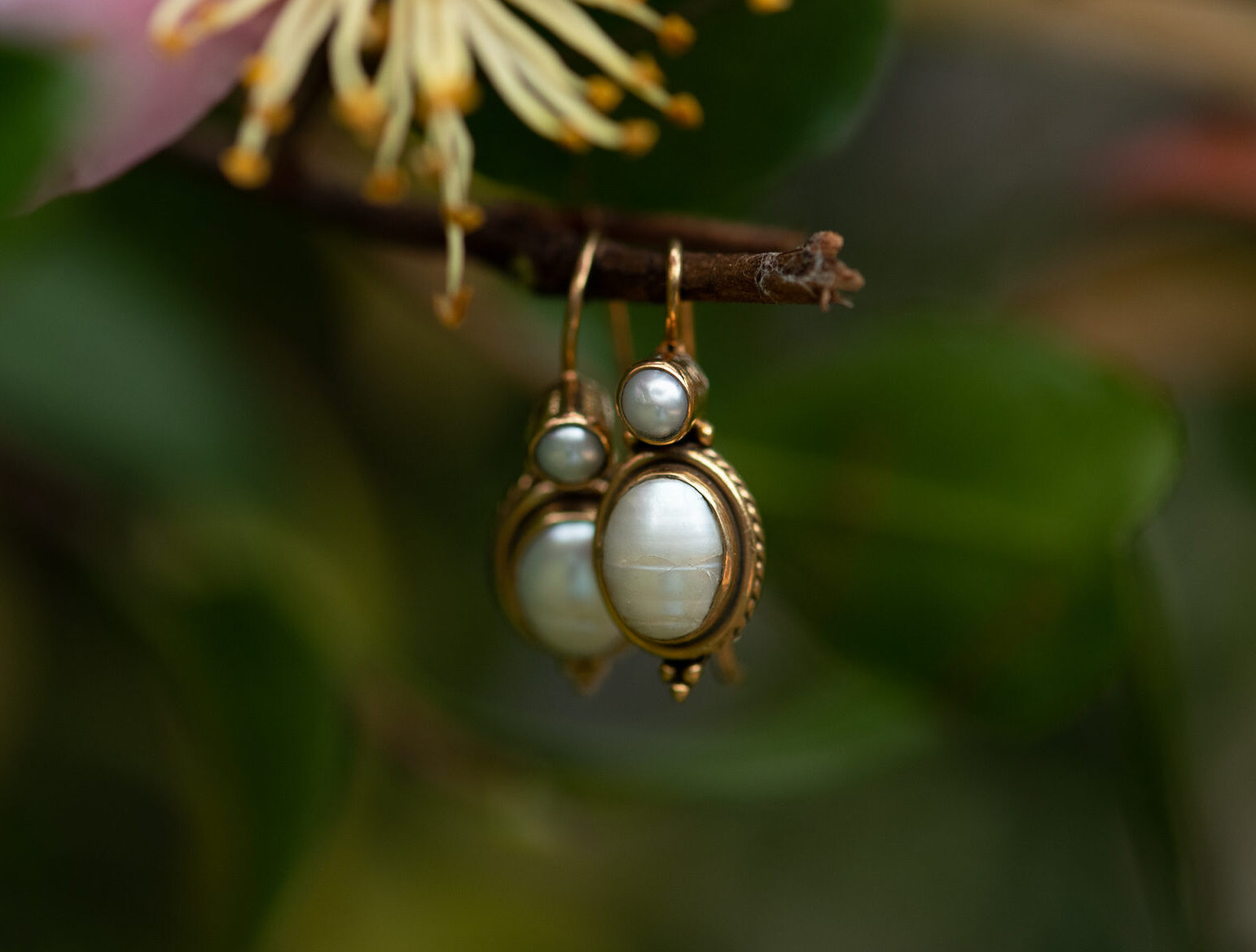 Pendientes Hank Perla