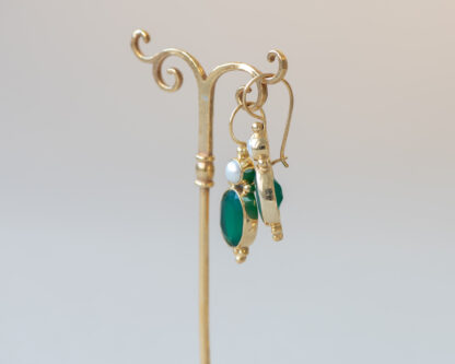 Pendientes Romeo Jade Verde