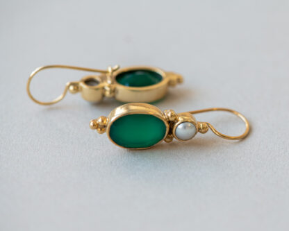 Pendientes Romeo Jade Verde