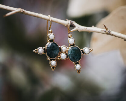 Pendientes Daniel Esmeralda