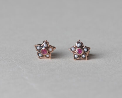Pendientes Blom Rubi Perla