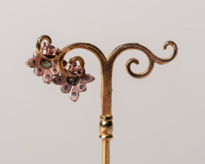 Pendientes Lindu esmeralda reproduccion de una joya Victoriana