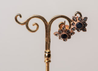 Pendientes Piedade reproduccion de una joya Victoriana