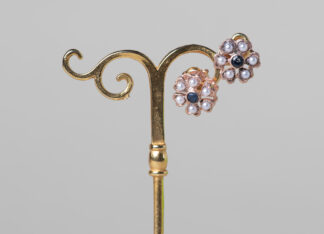 Pendientes Lorea Zafiro