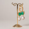 Pendientes Lucrecia de Medici Agata verde