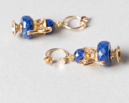 Pendientes Juana de Habsburgo en lapislazuli