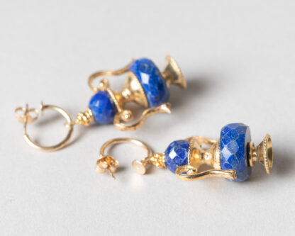 Pendientes Juana de Habsburgo en lapislazuli