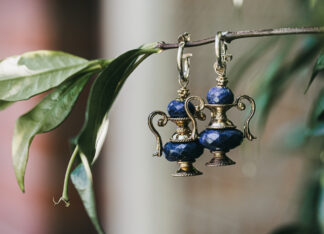 Pendientes Juana de Hansburgo Lapislazuli