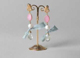 Pendientes Guarrazar Druzi Rosa