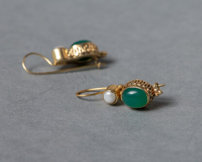 Pendientes Hank Jade Verde