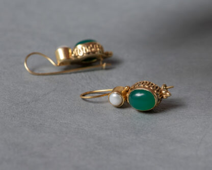 Pendientes Hank Jade Verde