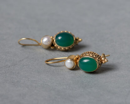 Pendientes Hank Jade Verde