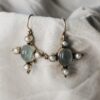 Pendientes Daniel Aguamarina
