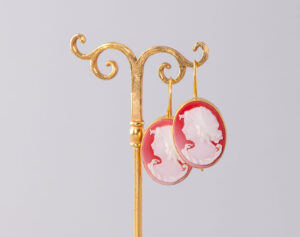 Pendientes Camafeo Agora Rosa