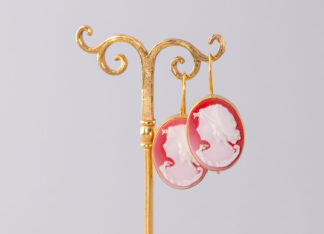 Pendientes Camafeo Agora Rosa